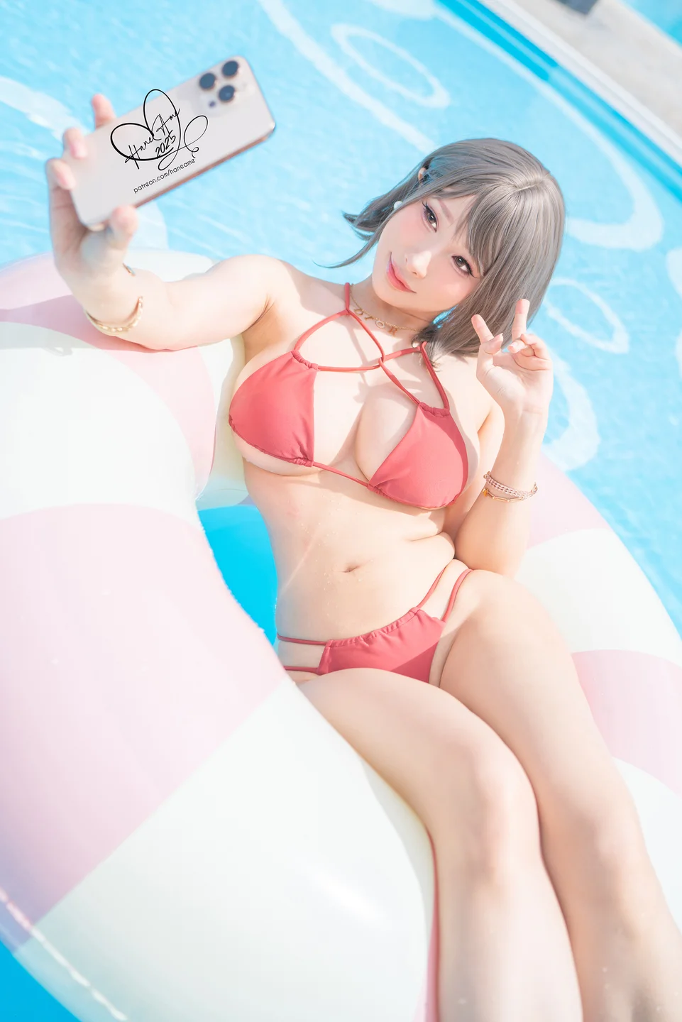 雨波_HaneAme_Original_Tangerine_Heat_swimsuit_橘爆夏日！泳裝_55P,7V_1_4GB 1 (29).webp